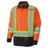 Birdseye Long-Sleeved Safety Polo Shirt